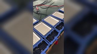 Lampione stradale a LED ad alta luminosità AC85-265V 3000K-6500K con efficienza 120lm/W