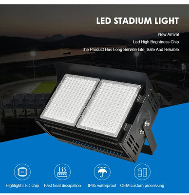 Illuminazione per stadio a LED impermeabile IP65 con durata di 50000 ore e LED SMD3030 per proiettori sportivi