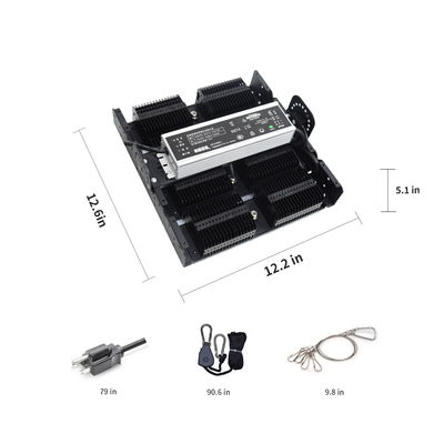 Lampada a LED T5 a spettro completo da 250W per la coltivazione con gestione termica passiva per piante da interno