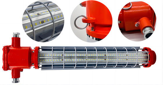 Fabbricazione di apparecchi di illuminazione lineari a prova di esplosione per cabine di verniciatura