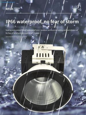 IP65 resistente all'acqua SMD 3030 LED Tower Crane Light con driver AC85-265V per illuminazione industriale