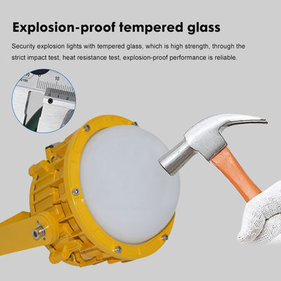 Proiettore LED ATEX antideflagrante IP65, impermeabile, per illuminazione industriale, con durata di 50.000 ore ed efficienza energetica