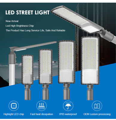 Lampada stradale a LED regolabile da 50W a 200W IP66 impermeabile con tecnologia LED SMD per illuminazione di autostrade e giardini
