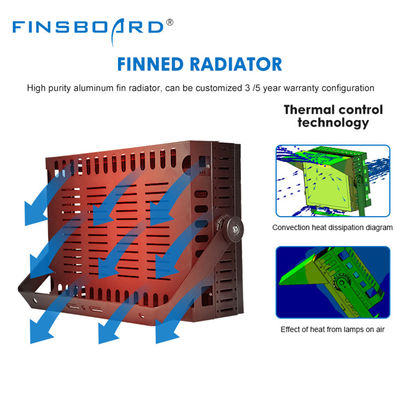 IP65 impermeabile 600W-1200W Aluminium LED Stadium Light per campi da basket e campi sportivi