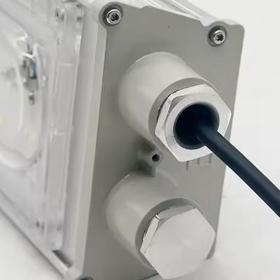 Luce lineare antideflagrante a LED IP65 SMD2835 con vetro temperato in alluminio per luoghi pericolosi