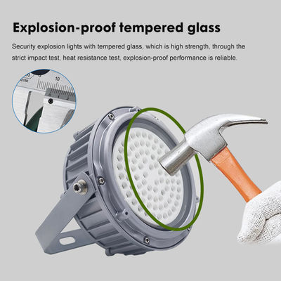 Lampada High Bay IP65 Impermeabile 50W 100W 150W LED Antideflagrante con Alluminio + Vetro Temperato