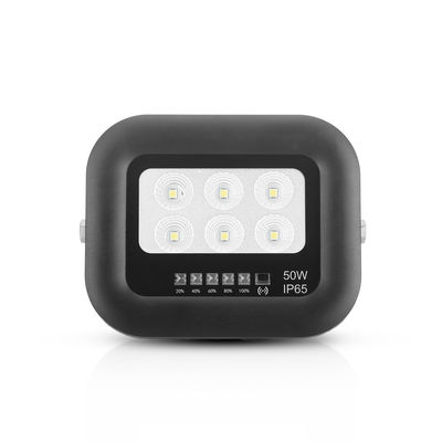 Lampada solare a LED da 50 Watt IP65, pannello solare in silicio monocristallino nero