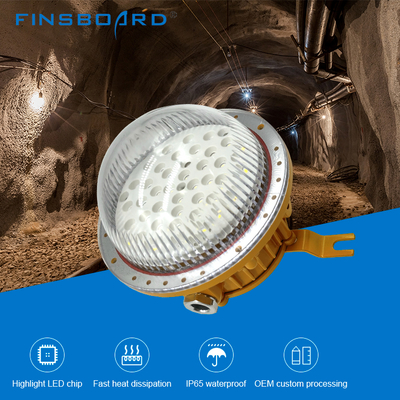 Luce a prova di esplosione Ip65 Gas Station Lighting 50w 100w 150w Lampada a prova di esplosione a LED