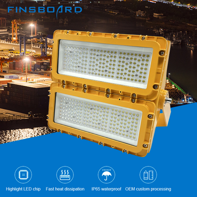 Laboratorio di fabbrica Aluminio vetro temperato illuminazione LED a prova di esplosione 150W 300W 600W