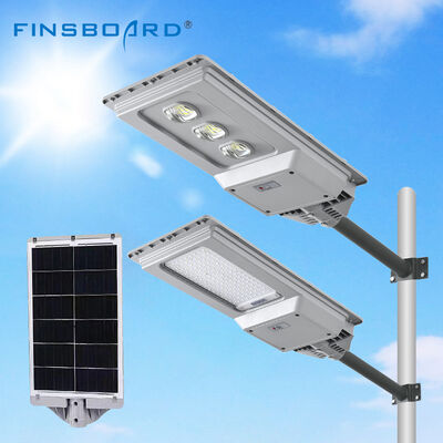 Illuminazione per esterni IP65 impermeabile ABS Luce solare 100w 200w Integrata All-in-One Lampione solare a LED