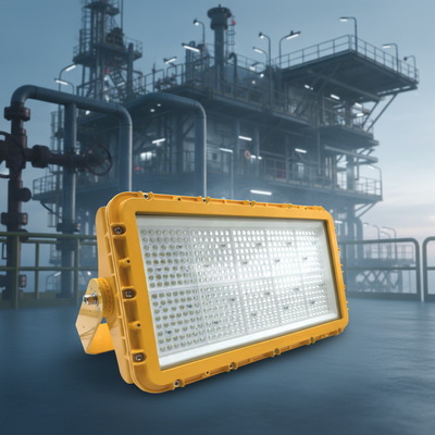 300 W di luce a inondazione a prova di esplosione a LED con angolo di raggio di 90° e certificazione ATEX IIB T6 per aree pericolose