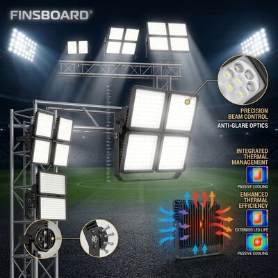 Athletic Field LED Stadium Lighting 120lm Per Watt IP66 for Outdoor Track Arena