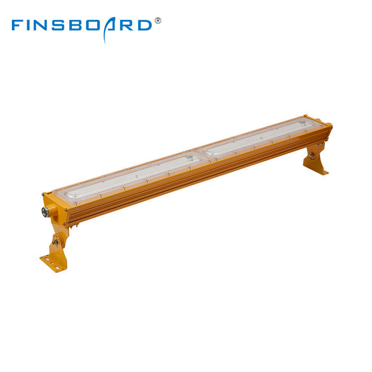 Lampada lineare antideflagrante a LED da 200W con dissipazione del calore ad alette pressofuse e chip LED SMD2835 per aree pericolose