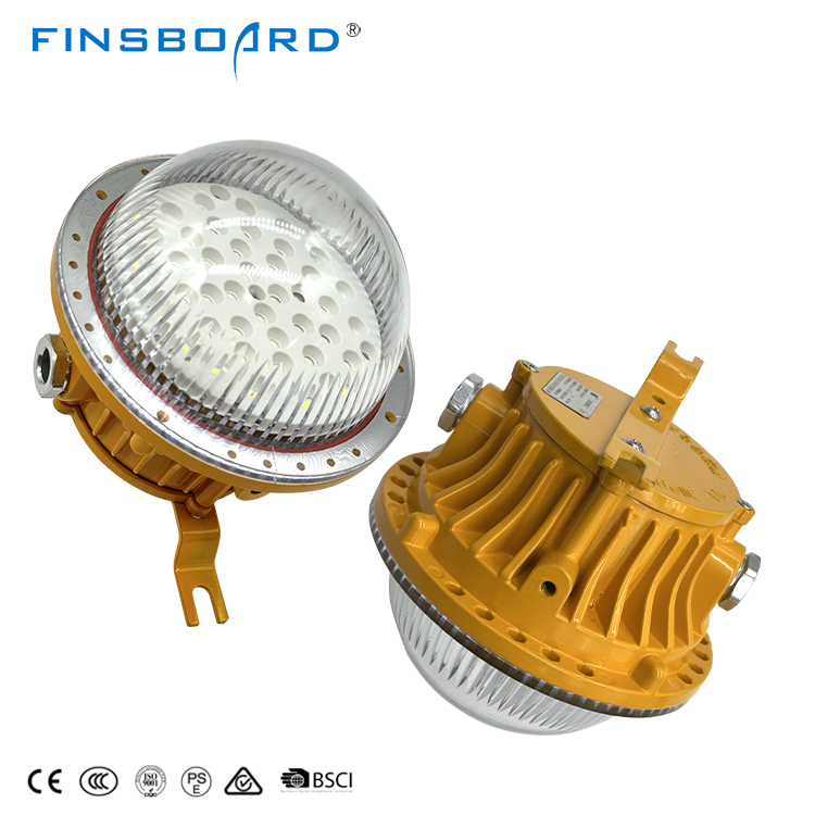 Luce a prova di esplosione Ip65 Gas Station Lighting 50w 100w 150w Lampada a prova di esplosione a LED