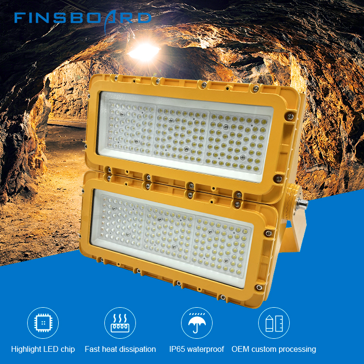Laboratorio di fabbrica Aluminio vetro temperato illuminazione LED a prova di esplosione 150W 300W 600W
