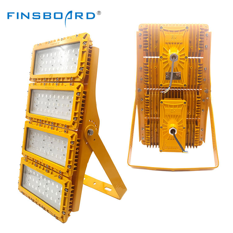 600W LED a prova di esplosione luce di alluvione DC a bassa tensione solare off-grid tubo di pozzo remoto IP66 in alluminio ADC12
