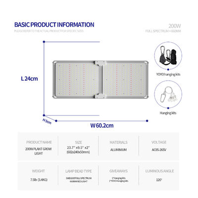 Sistema di illuminazione per serre a LED T5 da 200w