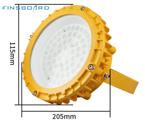 WF2 IP66 Luce LED a prova di esplosione con ombra di vetro convessa impermeabile