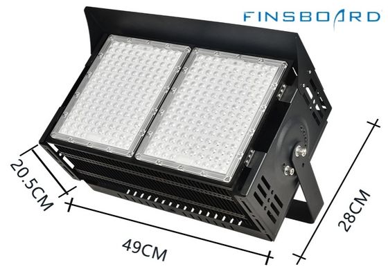 Illuminazione di stadio a LED dimmabile 6500w 45° L'angolo dell'obiettivo