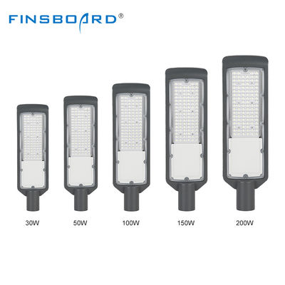 3000-6500K IP65 impermeabile 50 - 200w LED Street Light Fusione a stampa in alluminio