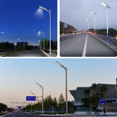 Risparmio energetico impermeabile all'aperto IP65 All in One Intelligente Energia Illuminazione a LED Luminazione stradale solare integrata 60W 80W 100W