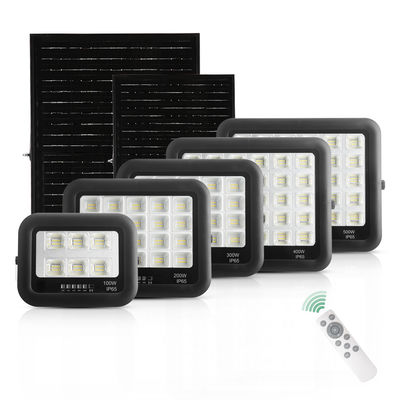 Faretto solare con vetro temperato ABS IP65 100w 200w 300w 400w 500w LED