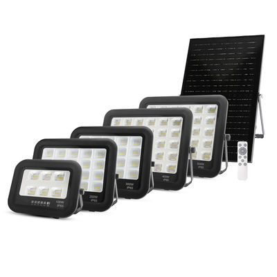 Alta luminosità LED luce solare telecomando alluminio ip67 impermeabile 100w 200w 300w 400w 500w